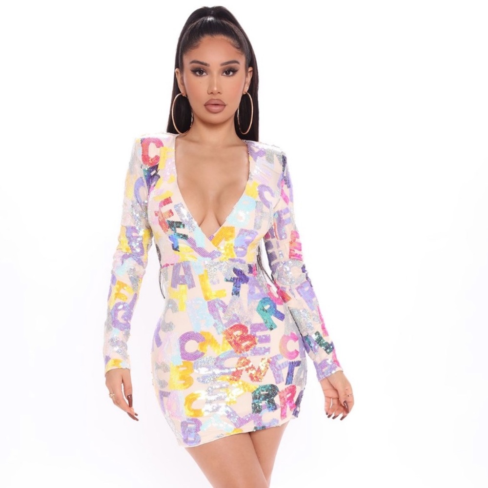 Spell It Out Dress